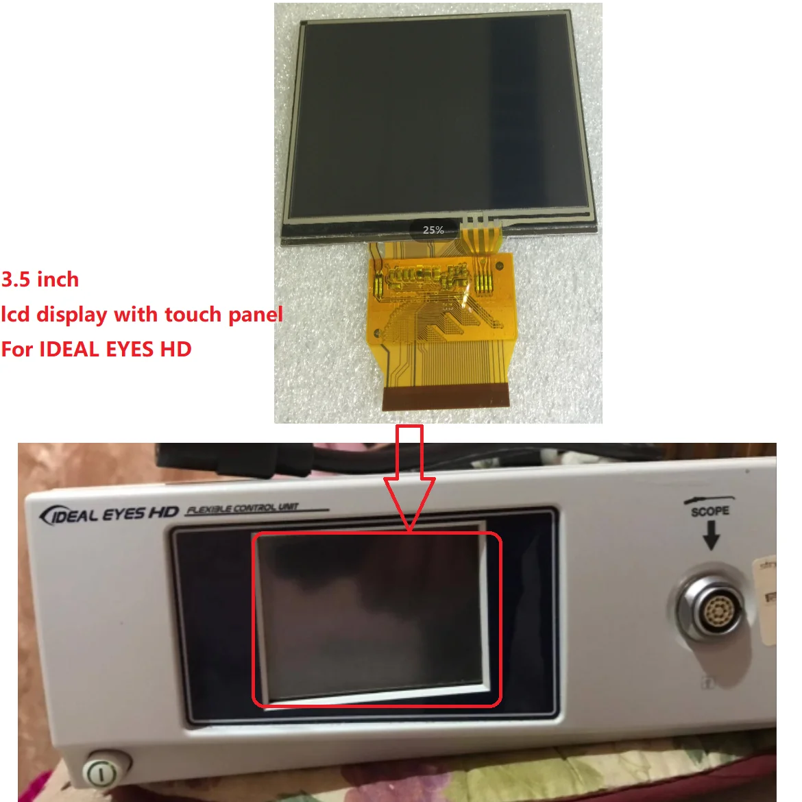 3,5 дюймовый ЖК-дисплей с сенсорной панелью для идеальных глаз HD гибкий блок управления заменяющий экран дигитайзер
3,5 дюймовый ЖК-дисплей с сенсорной панелью для идеальных глаз HD гибкий блок управления заменяющий экран дигитайзер