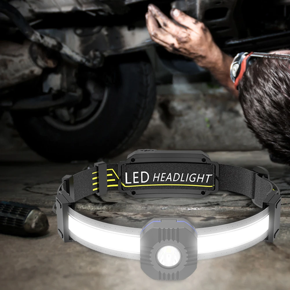 Powerful COB Headlamp Fishing Headlight USB Charging Battery Head Torch Outdoor Working Head Lights Supplies
Powerful COB Headlamp Fishing Headlight USB Charging Battery Head Torch Outdoor Working Head Lights Supplies
