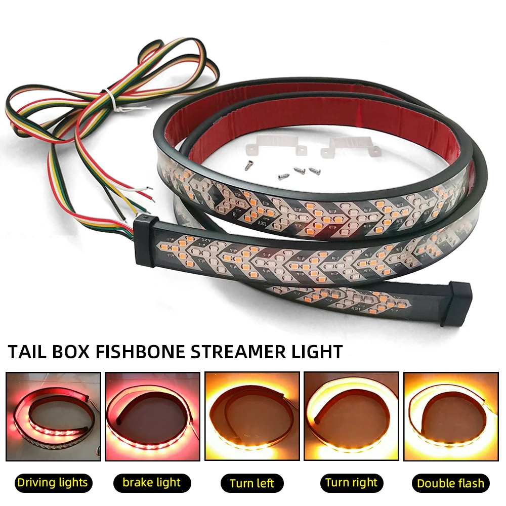 12V Car LED Tailgate Light LED Truck Tailgate Light Bar Red Light+yellow Light Running Turn Signal Brake Reverse Backup Tail Lig
12V Car LED Tailgate Light LED Truck Tailgate Light Bar Red Light+yellow Light Running Turn Signal Brake Reverse Backup Tail Lig