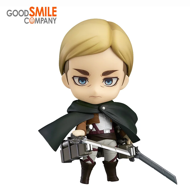 Оригинальные фигурки героев аниме «Хорошая Улыбка», Nendoroid 775, Erwin Smith, shкруги, no Kyojin, атака на титанов, фигурки героев аниме, игрушки-модели
Оригинальные фигурки героев аниме «Хорошая Улыбка», Nendoroid 775, Erwin Smith, shкруги, no Kyojin, атака на титанов, фигурки героев аниме, игрушки-модели