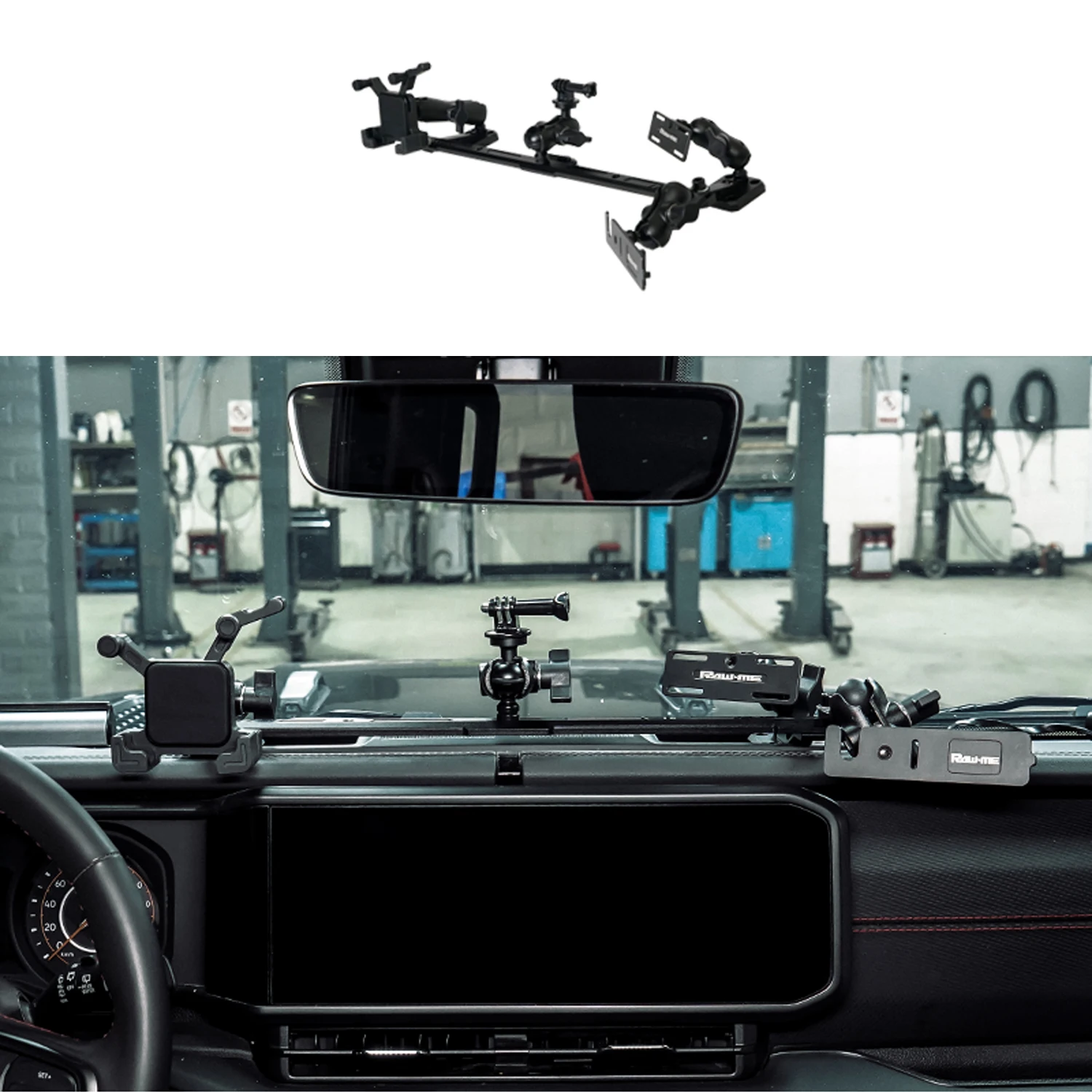 HIGHFLYING подходит для Jeep Wrangler JL 2019-2025, держатель для телефона на приборной панели, комплект вращающихся многофункциональных кронштейнов для бездорожья
HIGHFLYING подходит для Jeep Wrangler JL 2019-2025, держатель для телефона на приборной панели, комплект вращающихся многофункциональных кронштейнов для бездорожья