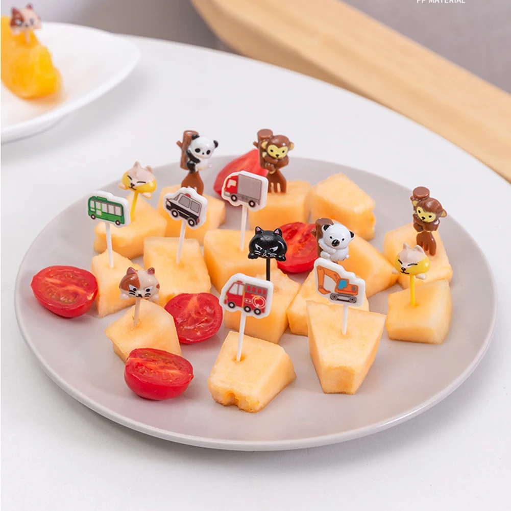 Animal Cat Car Fruit Fork Mini Cartoon Children Snack Cake Dessert Pick Toothpick Bento Lunches Party Decoration
Animal Cat Car Fruit Fork Mini Cartoon Children Snack Cake Dessert Pick Toothpick Bento Lunches Party Decoration