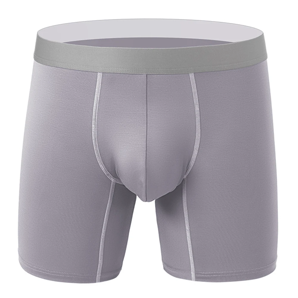 Men Long Legs Breathable Boxer Briefs Sexy Bulge Pouch Shorts Trunks Underwear Casual Anti-friction Solid Color Underpants
Men Long Legs Breathable Boxer Briefs Sexy Bulge Pouch Shorts Trunks Underwear Casual Anti-friction Solid Color Underpants