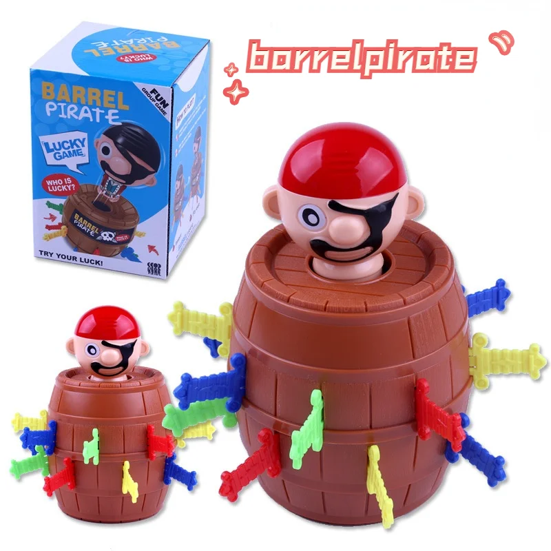 Pirate Bucket Uncle Insert Sword Barrel Trickery Punishment Games Parent Child Interactive Party Desktop Games
Pirate Bucket Uncle Insert Sword Barrel Trickery Punishment Games Parent Child Interactive Party Desktop Games