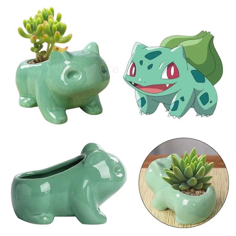 Pokemon Bulbasaur Pot Bunga Mini Keramik Pot Bunga Tanaman Hijau Sukulen Lucu dengan Lubang Dekorasi Taman Rumah Hadiah Penanam
Pokemon Bulbasaur Pot Bunga Mini Keramik Pot Bunga Tanaman Hijau Sukulen Lucu dengan Lubang Dekorasi Taman Rumah Hadiah Penanam
