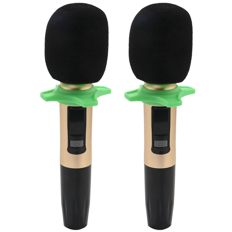 2X Wireless Microphone System Handheld LED Mic Uhf Speaker With Portable USB Receiver For Ktv Dj Speech Amplifier
2X Wireless Microphone System Handheld LED Mic Uhf Speaker With Portable USB Receiver For Ktv Dj Speech Amplifier