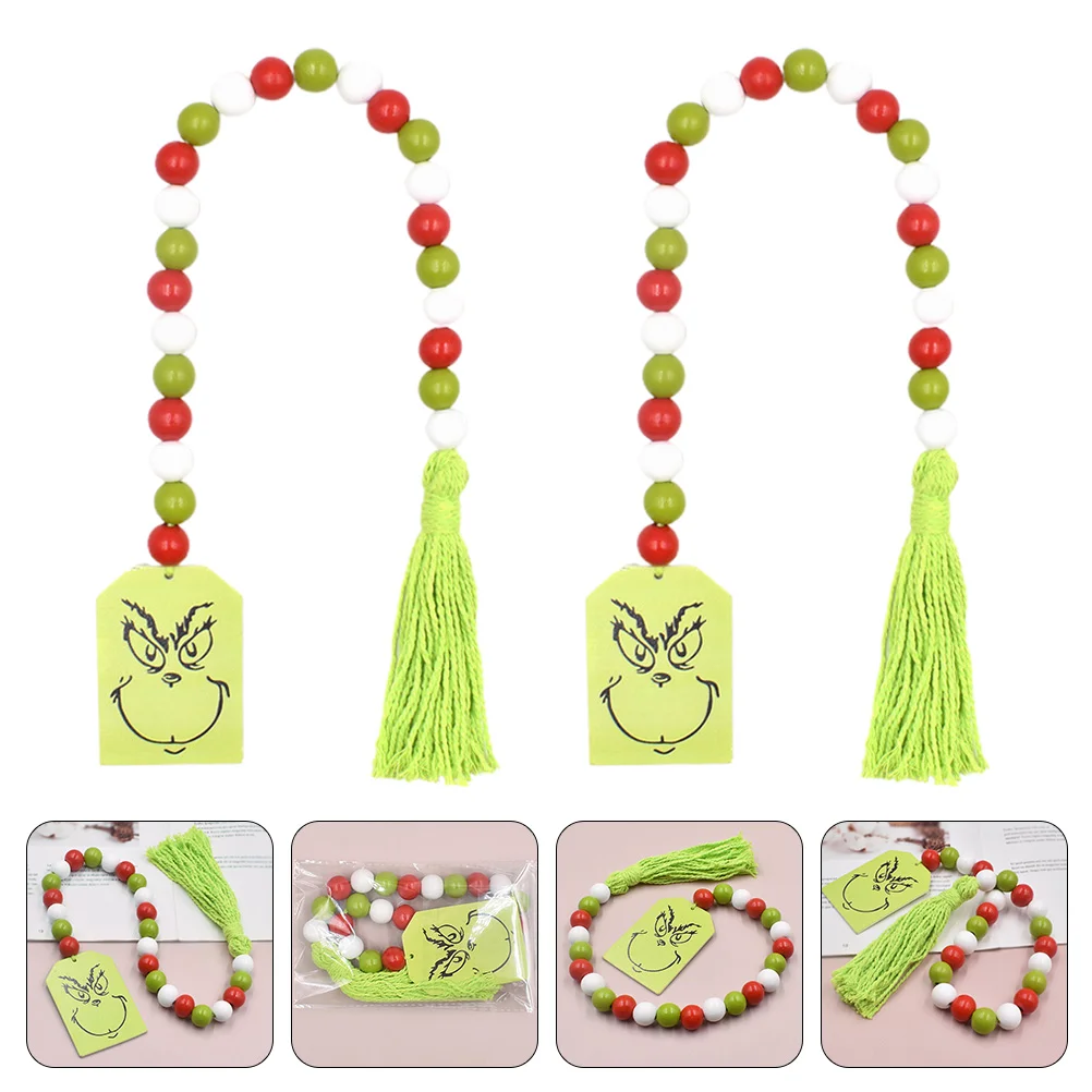 Bead Garland Tassel Beads Wood Beaded Wooden Hanging Ornament String Christmas Diy Decor Pendant Party Wreath Decoration Chic
Bead Garland Tassel Beads Wood Beaded Wooden Hanging Ornament String Christmas Diy Decor Pendant Party Wreath Decoration Chic