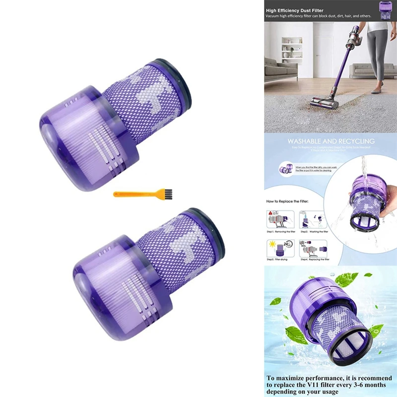 Hepa Filter For Dyson V12 Vacuum Cleaner Rear Filter Replacement Spare Parts Washable Filter With Cleaning Brush
Hepa Filter For Dyson V12 Vacuum Cleaner Rear Filter Replacement Spare Parts Washable Filter With Cleaning Brush