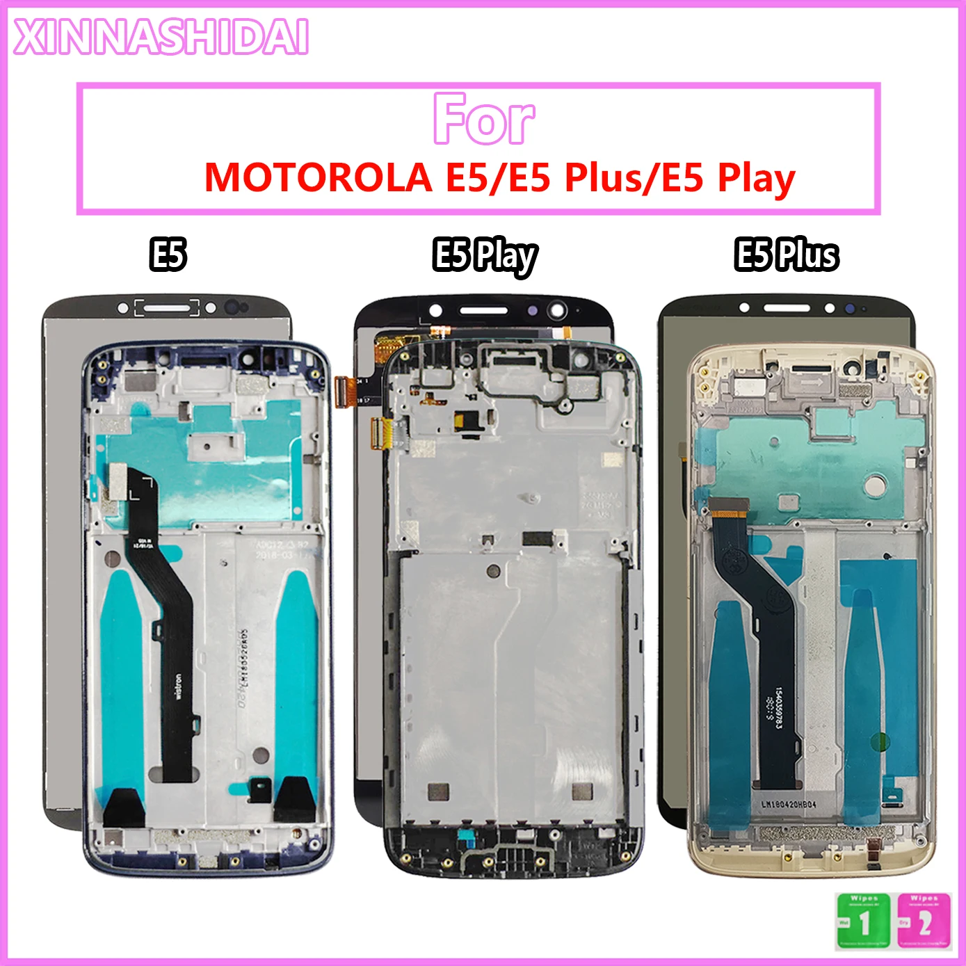 Дигитайзер сенсорного ЖК-экрана в сборе для Motorola E5, запчасти для ЖК-дисплея Motorola Moto E5 Plus E5 Play
Дигитайзер сенсорного ЖК-экрана в сборе для Motorola E5, запчасти для ЖК-дисплея Motorola Moto E5 Plus E5 Play