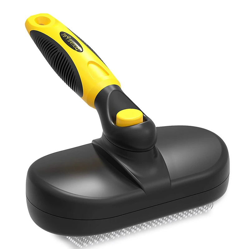 Bonve Pet Upgraded Self Cleaning Slicker Brush 5 Inch Dog Brush & Cat Brush with Massage Particles Professional Deshedding Tool
Bonve Pet Upgraded Self Cleaning Slicker Brush 5 Inch Dog Brush & Cat Brush with Massage Particles Professional Deshedding Tool