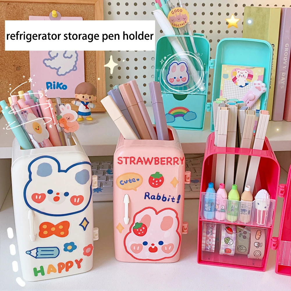 Kawaii Organizer Refrigerator Pen Holder Student Cute Large-capacity Desktop Organizer Storage Creative Tube Sweet Pencil Case
Kawaii Organizer Refrigerator Pen Holder Student Cute Large-capacity Desktop Organizer Storage Creative Tube Sweet Pencil Case
