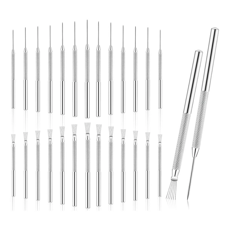 30 Pcs Clay Ceramic Needle Tools And Pottery Feather Wire Texture Tool Pottery Sculpture Detail Tools
30 Pcs Clay Ceramic Needle Tools And Pottery Feather Wire Texture Tool Pottery Sculpture Detail Tools