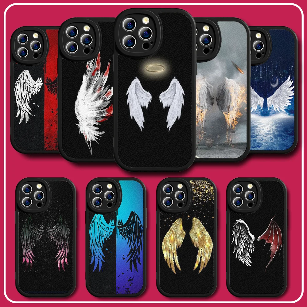 Angel Demon Wings Silicone Lambskin Leather Phone Case For iPhone 7 8 11 12 13 14 Se X Xs Xr Pro Max Plus Mini Cover
Angel Demon Wings Silicone Lambskin Leather Phone Case For iPhone 7 8 11 12 13 14 Se X Xs Xr Pro Max Plus Mini Cover
