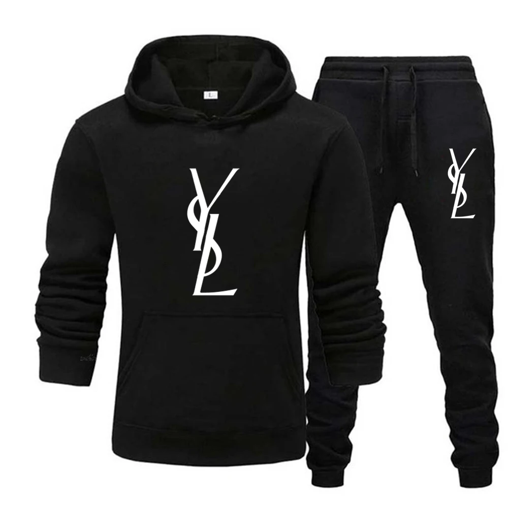 Classic Mens Solid Color Tracksuit Hooded Sweatshirts and Jogger Pants High Quality Male Daily Casual Sports Hoodie Jogging Suit
Classic Mens Solid Color Tracksuit Hooded Sweatshirts and Jogger Pants High Quality Male Daily Casual Sports Hoodie Jogging Suit