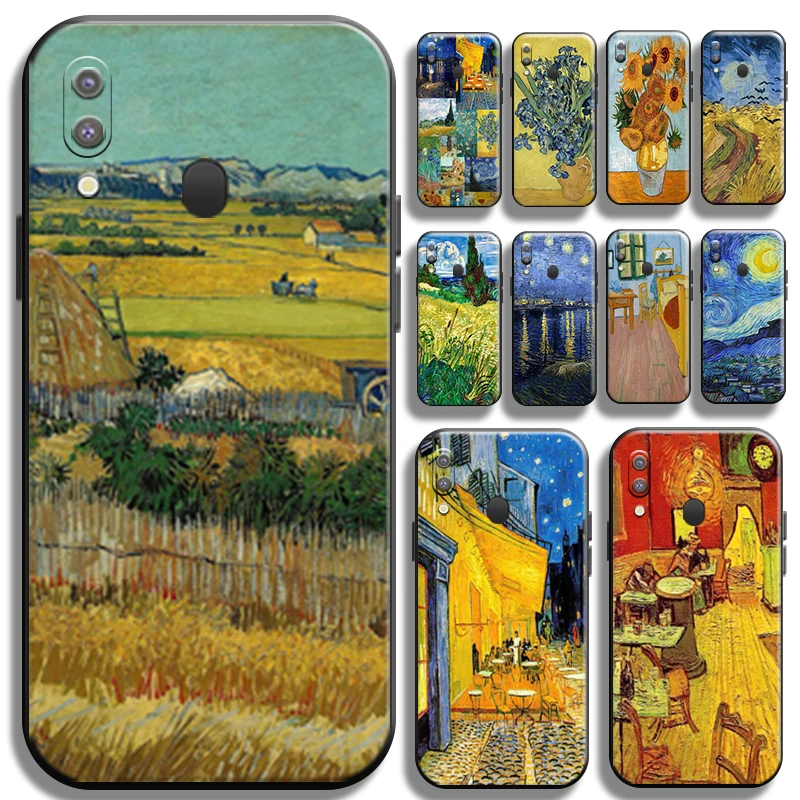 Retro Van Gogh Oil Painting For Samsung Galaxy M20 Phone Case Back Liquid Silicon Shell Cases Soft Black Coque Cover
Retro Van Gogh Oil Painting For Samsung Galaxy M20 Phone Case Back Liquid Silicon Shell Cases Soft Black Coque Cover