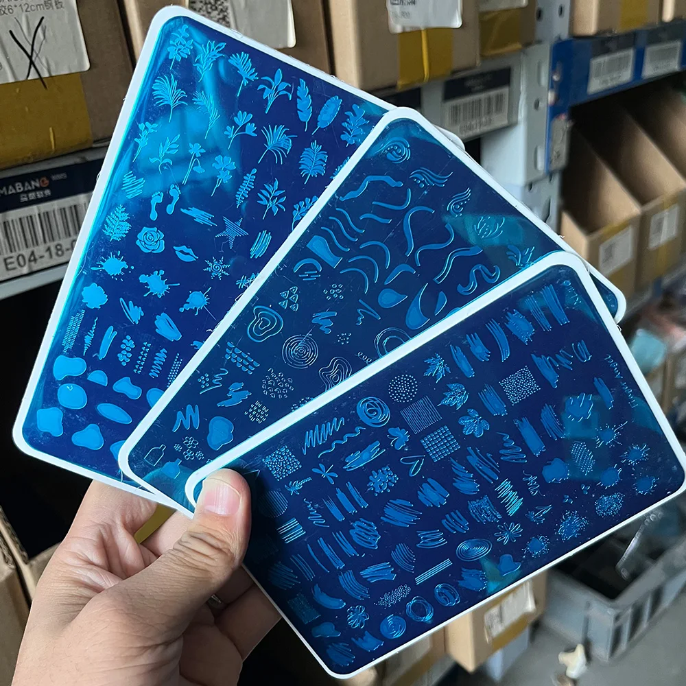 Graffiti French Lines Image Nail Stamping Plates 9.5*14.5cm Big Size Leaves Flower Abstract Face Printing Stencil Templates
Graffiti French Lines Image Nail Stamping Plates 9.5*14.5cm Big Size Leaves Flower Abstract Face Printing Stencil Templates