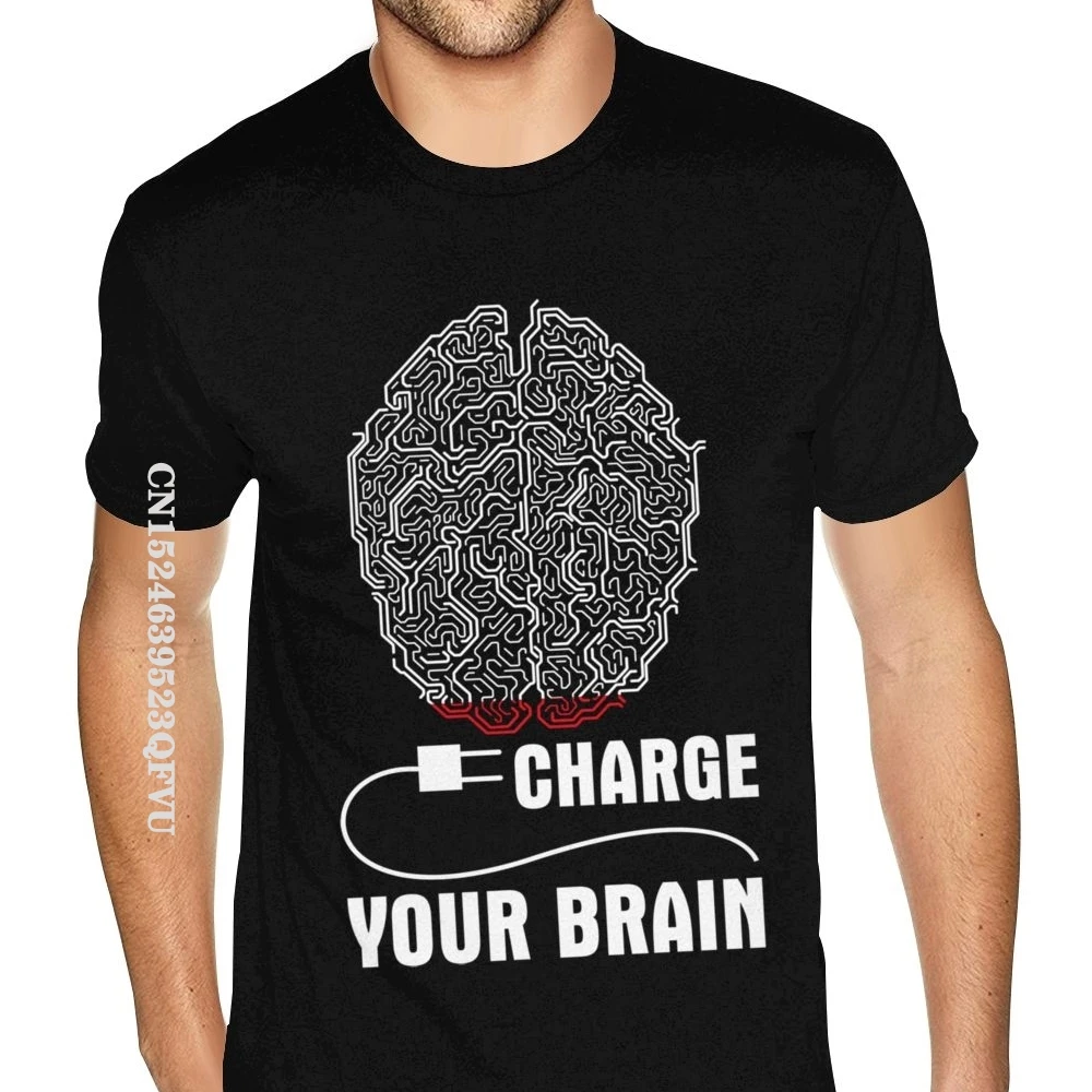 Charge Your Brain Tees Shirts Young Boy Urban Fashion T-Shirt For Men England Style Tshirts Men Unique Vintage Tee Shirt
Charge Your Brain Tees Shirts Young Boy Urban Fashion T-Shirt For Men England Style Tshirts Men Unique Vintage Tee Shirt