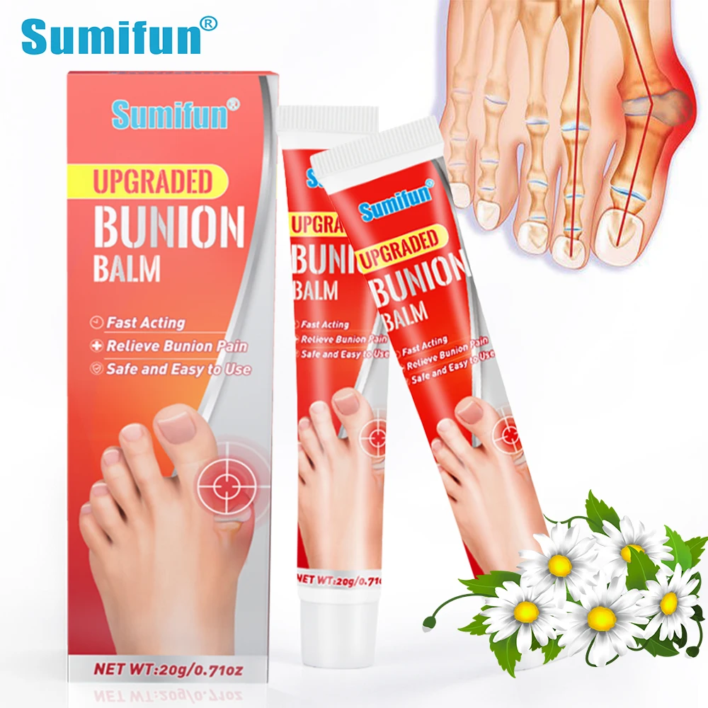 20G Sumifun Upgraded Bunion Treatment Balm Hallux Valgus Pain Relief Oinement Camel Toe Joint Cream Feet Orthopedic Health Care
20G Sumifun Upgraded Bunion Treatment Balm Hallux Valgus Pain Relief Oinement Camel Toe Joint Cream Feet Orthopedic Health Care