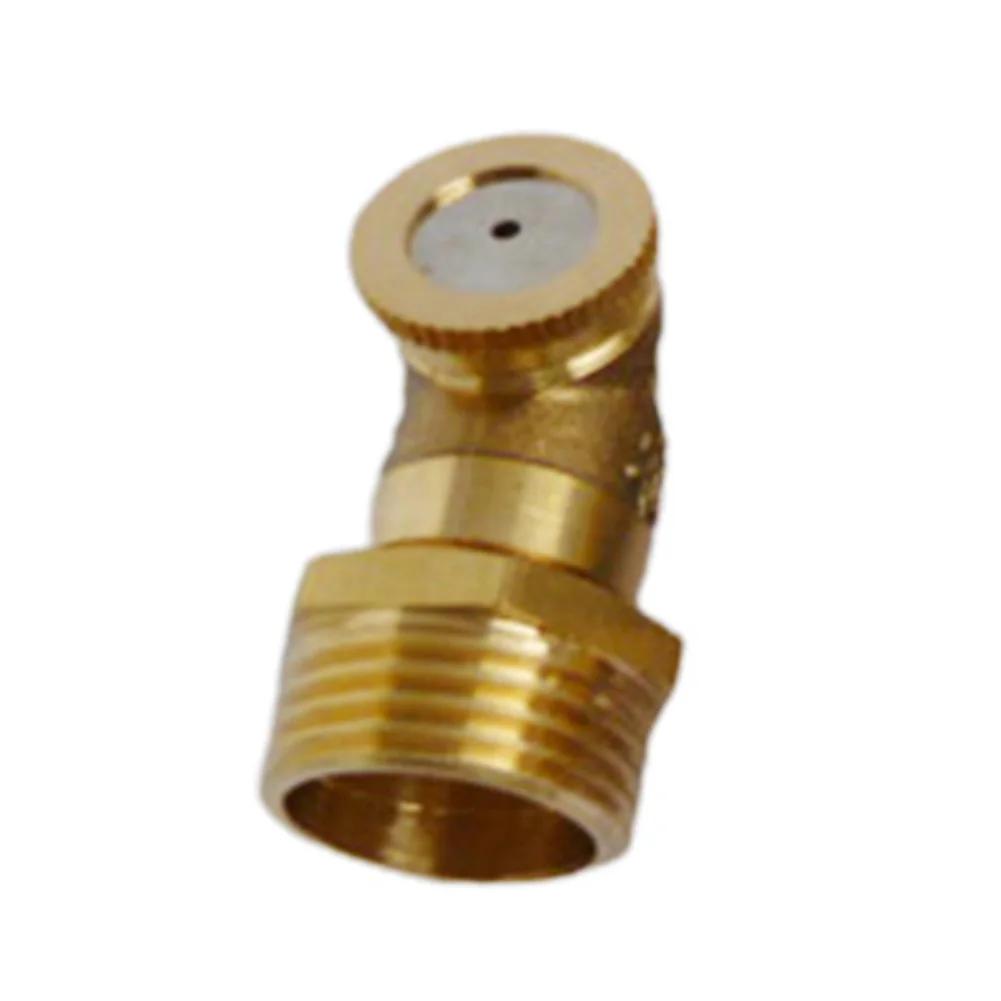 

1/2" Misting Nozzle Brass Atomizing Spray Fitting Nebulizer Hose Connector Water Sprinklers Heads Adjustable Garden Irrigation