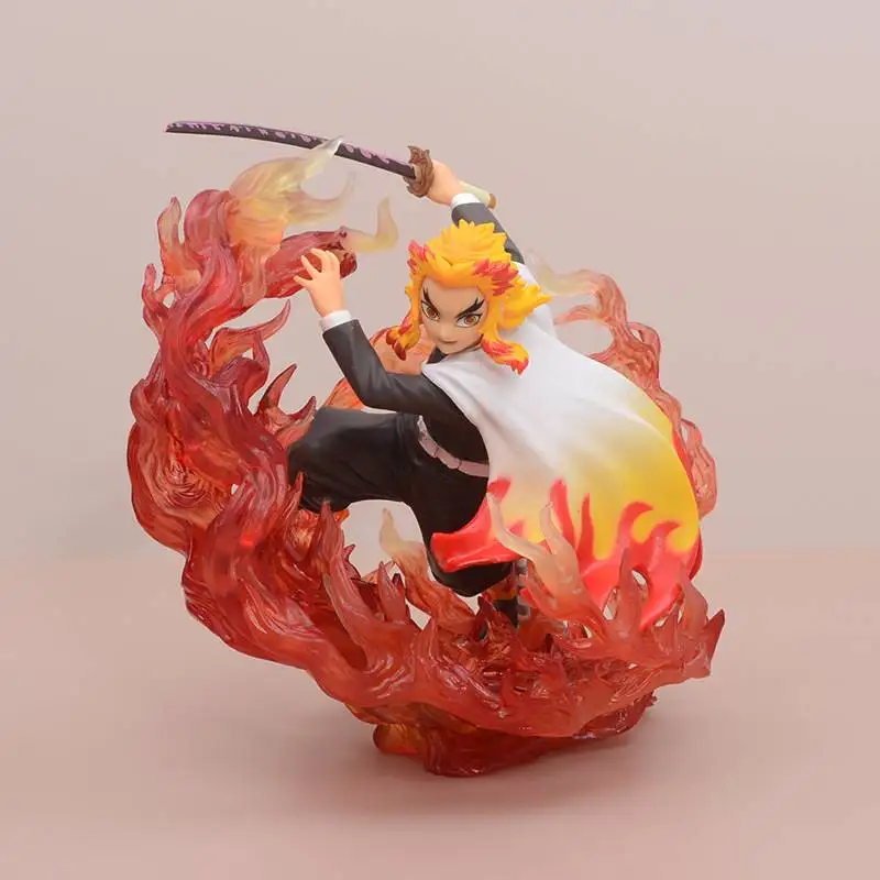 Экшн-фигурка убийца демонов Rengoku Kyoujurou, дыхание пламени, набор для гаража, лезвие, столб с нулевым пламенем
Экшн-фигурка убийца демонов Rengoku Kyoujurou, дыхание пламени, набор для гаража, лезвие, столб с нулевым пламенем