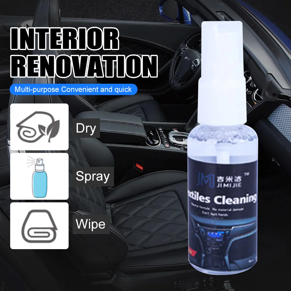 30ml Car Interior Cleaning Agent Spray Multi-purpose Cleaner Anti-aging Protection Leather Dashboard Retreading Agent Accessorie
30ml Car Interior Cleaning Agent Spray Multi-purpose Cleaner Anti-aging Protection Leather Dashboard Retreading Agent Accessorie