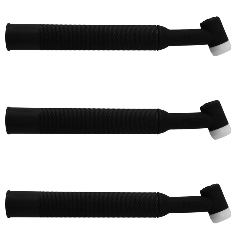 3X 250A Wp-26F Sr-26F Tig Welding Torch Black Flexible Head Body Nozzle Gas Cooled Torch 26 Series Welding Accessories
3X 250A Wp-26F Sr-26F Tig Welding Torch Black Flexible Head Body Nozzle Gas Cooled Torch 26 Series Welding Accessories