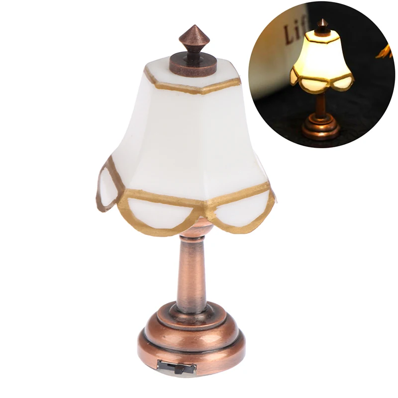 1:12 Dollhouse Miniature Vintage Nightstand Light Mini LED Lamp Reading Light Doll house Bedroom Furniture Doll House Decor Toy
1:12 Dollhouse Miniature Vintage Nightstand Light Mini LED Lamp Reading Light Doll house Bedroom Furniture Doll House Decor Toy