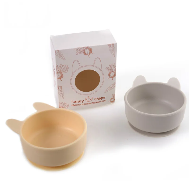 Food Grade Silicone Children's Bowl Baby Sucker Bowl Cute Cartoon Plate Baby Feeding Complementary Food Kitchenware with Box
Food Grade Silicone Children's Bowl Baby Sucker Bowl Cute Cartoon Plate Baby Feeding Complementary Food Kitchenware with Box