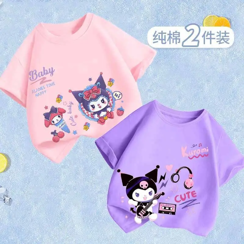 2023 летняя детская футболка Kuromi Kawaii Sanriod, футболка с аниме, повседневная одежда, топы с коротким рукавом для девочек и мальчиков, футболка в подарок
2023 летняя детская футболка Kuromi Kawaii Sanriod, футболка с аниме, повседневная одежда, топы с коротким рукавом для девочек и мальчиков, футболка в подарок