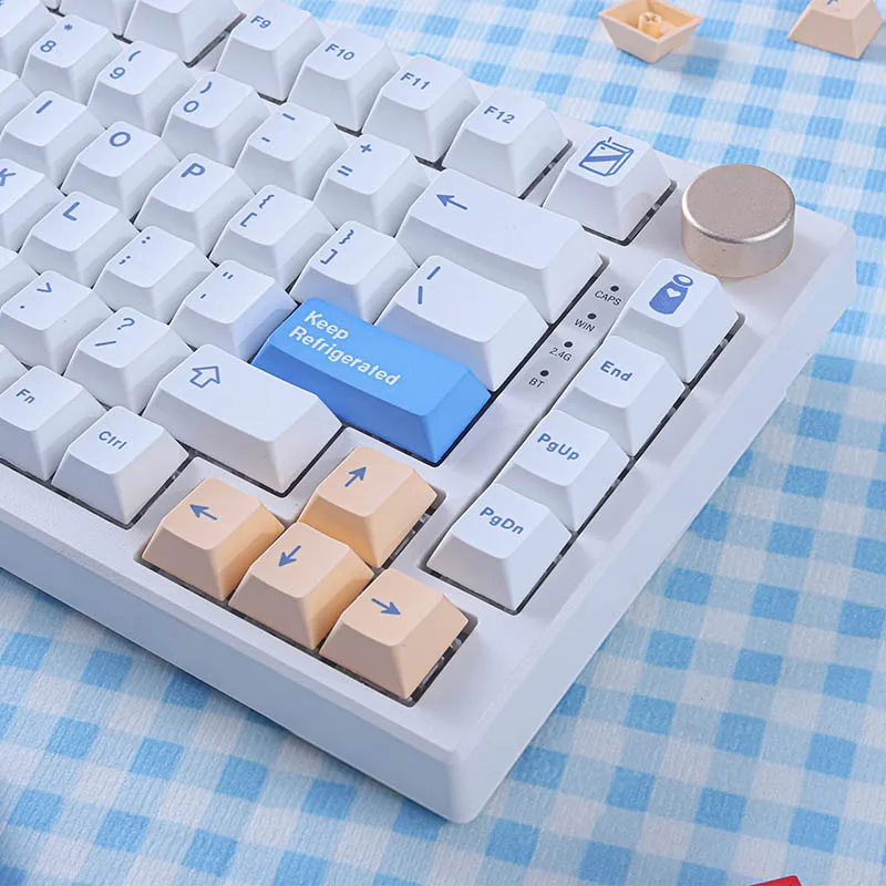 125 Key GMK Clone Keycaps Soy Milk Cherry Profile PBT Keycap For MX Switch Mechanical Keyboard Dye-Sublimation Custom key Caps
125 Key GMK Clone Keycaps Soy Milk Cherry Profile PBT Keycap For MX Switch Mechanical Keyboard Dye-Sublimation Custom key Caps