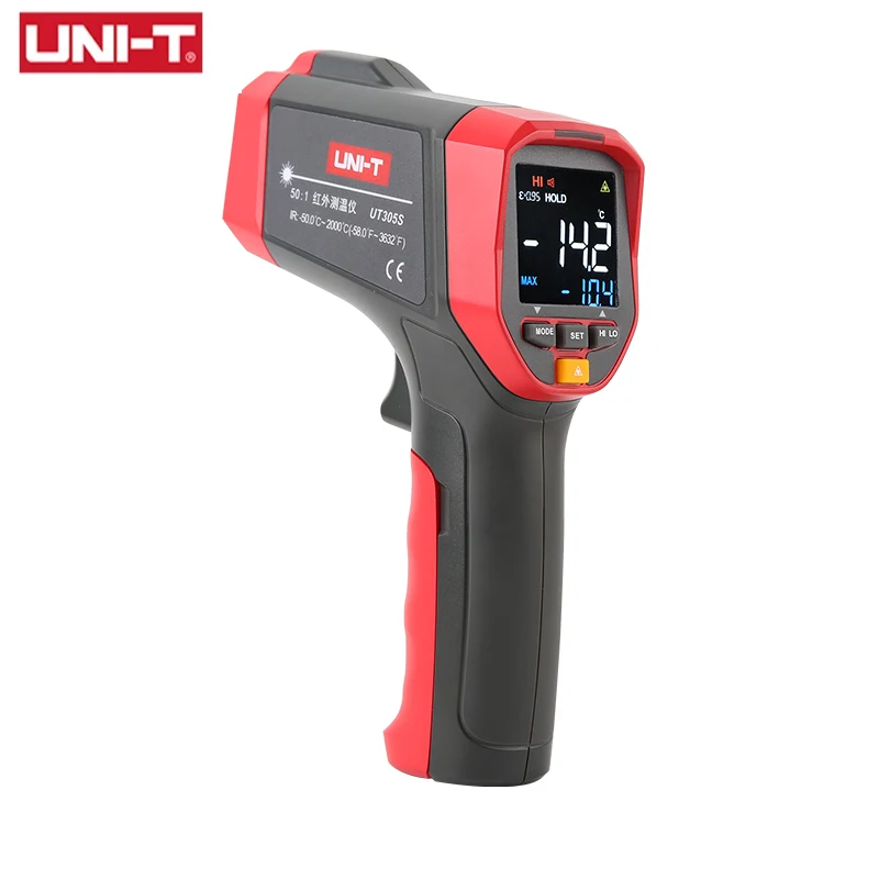 UT305S Professional Infrared Thermometer Digital Display Color Screen High-precision 2000℃ Industrial Electronic Thermometer
UT305S Professional Infrared Thermometer Digital Display Color Screen High-precision 2000℃ Industrial Electronic Thermometer