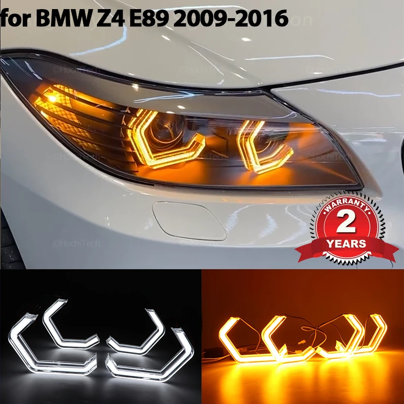 Автомобильные светодиодные кольца «ангельские глазки», фары ДХО для BMW Z4 E89 sDrive18i 20i 23i 28i 30i 35i 2009-16 M4, стильный поворотный сигнал, белый и желты...
Автомобильные светодиодные кольца «ангельские глазки», фары ДХО для BMW Z4 E89 sDrive18i 20i 23i 28i 30i 35i 2009-16 M4, стильный поворотный сигнал, белый и желты...