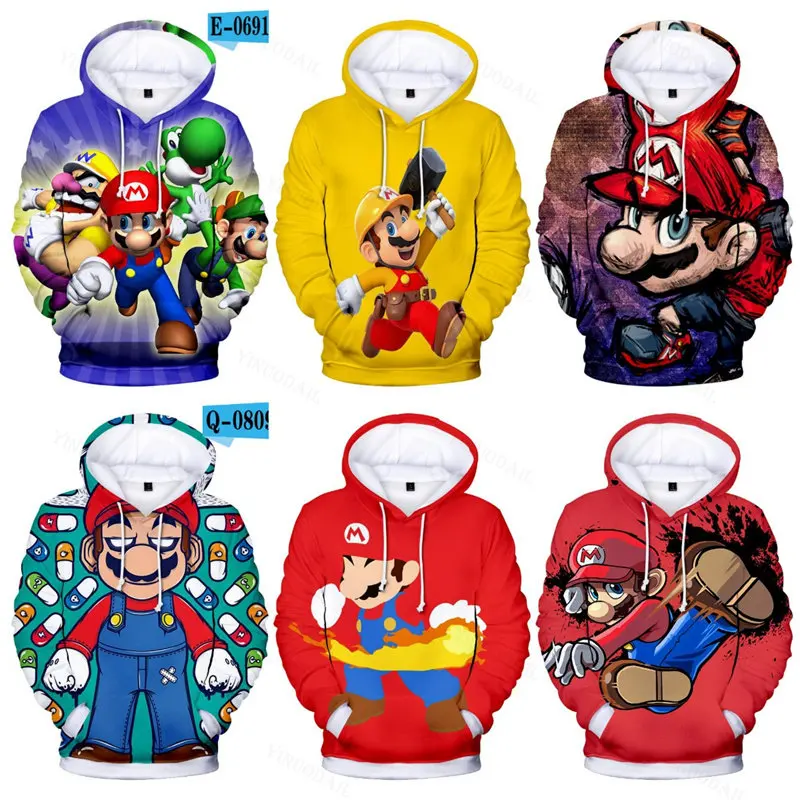 Super Mario Hoodie Sweatshirt Spring And Autumn Anime Print Children's Hoodie Casual 3d Sweatshirt Boys' Hoodie Hot Tops
Super Mario Hoodie Sweatshirt Spring And Autumn Anime Print Children's Hoodie Casual 3d Sweatshirt Boys' Hoodie Hot Tops