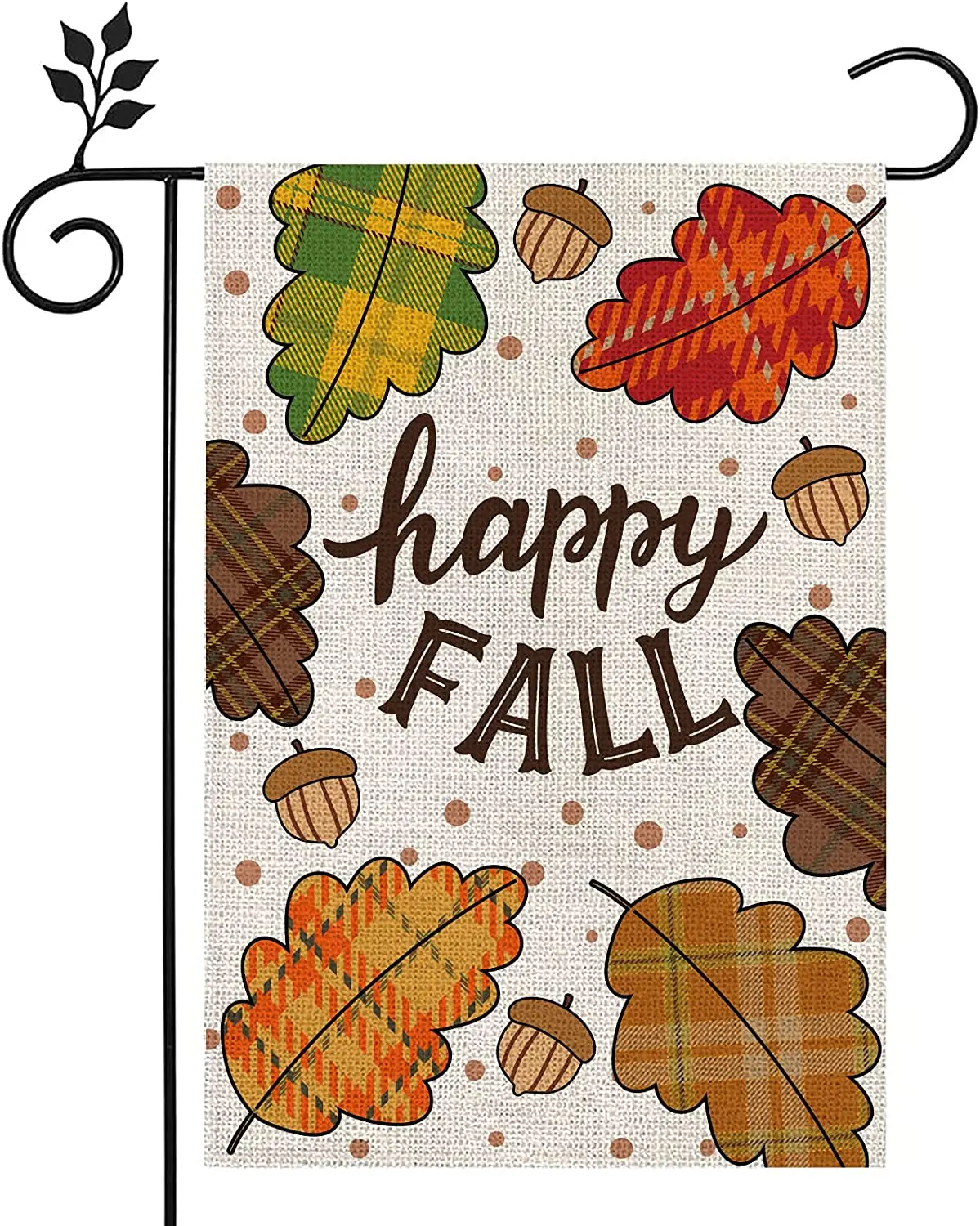 Happy Fall Garden Flag Vintage Cartoon Leaves Acorns Burlap Garden Flag Double Sided Autumn Decorative Yard Flag Farmhouse
Happy Fall Garden Flag Vintage Cartoon Leaves Acorns Burlap Garden Flag Double Sided Autumn Decorative Yard Flag Farmhouse