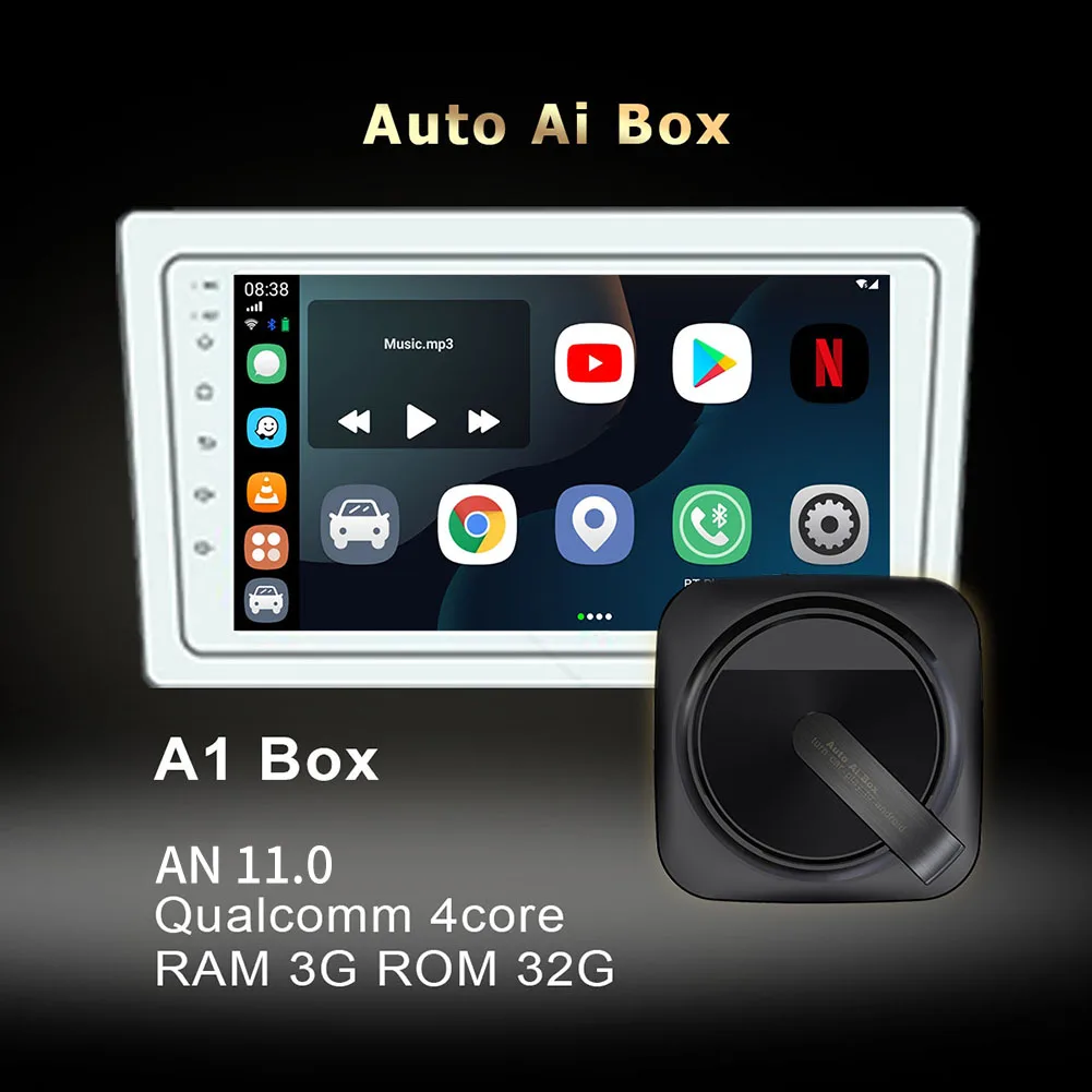 2022 Wireless Carplay Ai Box 8 Core CarPlay Adapter Android 11.0 SIM TF Card Universal Car Multimedia Player
2022 Wireless Carplay Ai Box 8 Core CarPlay Adapter Android 11.0 SIM TF Card Universal Car Multimedia Player