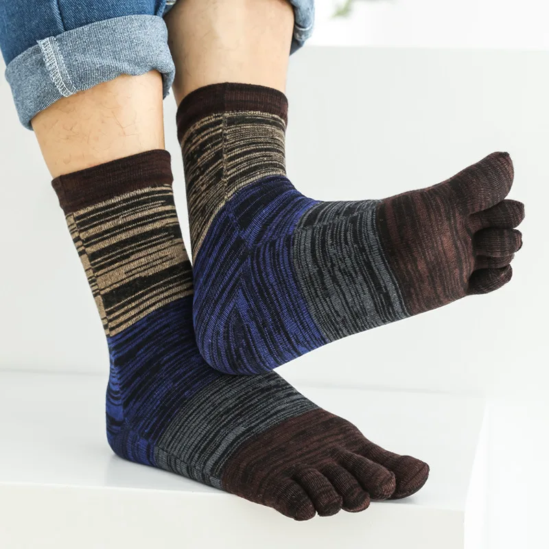 Носки мужские хлопковые в стиле ретро, полосатые средняя посадка, впитывающие пот теплые носки с разрезом, в стиле Харадзюку, 5 пар/комплект, ...
Носки мужские хлопковые в стиле ретро, полосатые средняя посадка, впитывающие пот теплые носки с разрезом, в стиле Харадзюку, 5 пар/комплект, ...