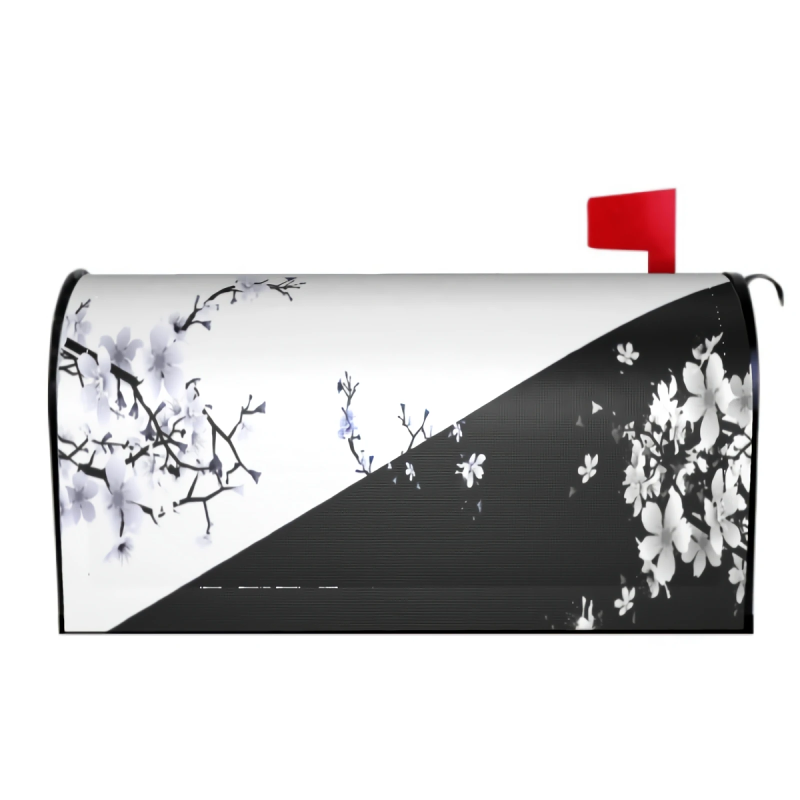 Black White Cherry Blossom Mailbox Covers Magnetic Japanese Sakura Floral Decorative Mailboxes Wraps Post Letter Box Cover
Black White Cherry Blossom Mailbox Covers Magnetic Japanese Sakura Floral Decorative Mailboxes Wraps Post Letter Box Cover