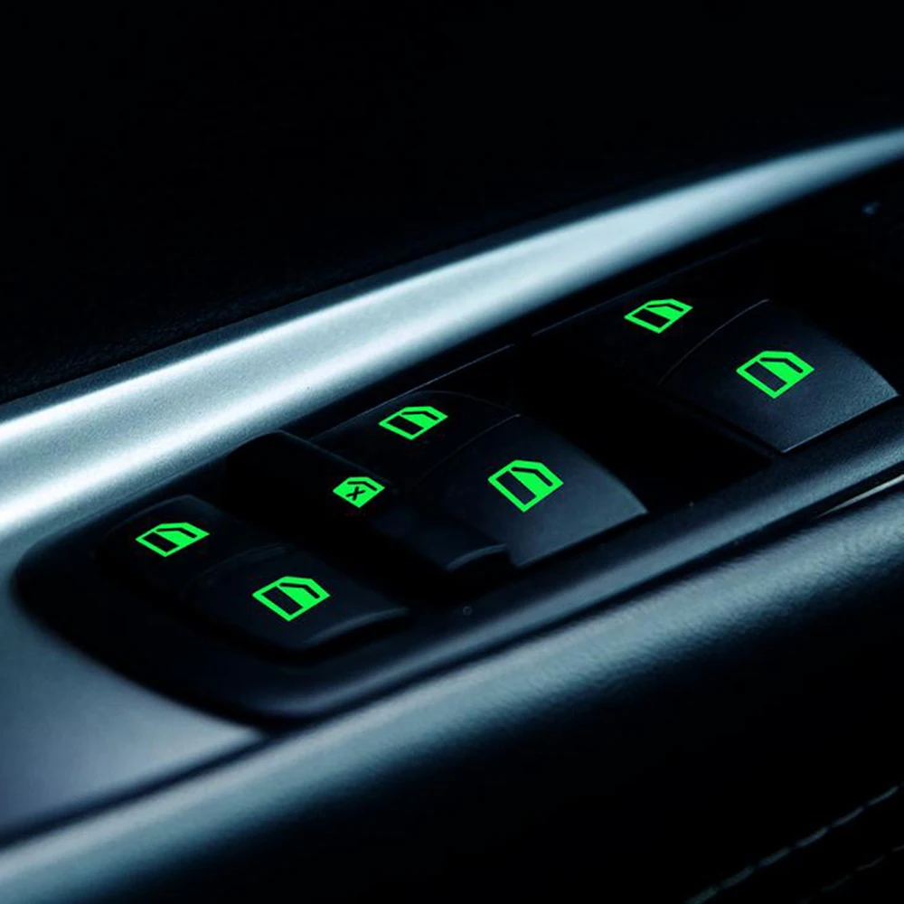 Car Stickers Door Interior Night Luminous Stickers Panel Console Button Switch Decals Side Windows Fluorescent Accessories
Car Stickers Door Interior Night Luminous Stickers Panel Console Button Switch Decals Side Windows Fluorescent Accessories
