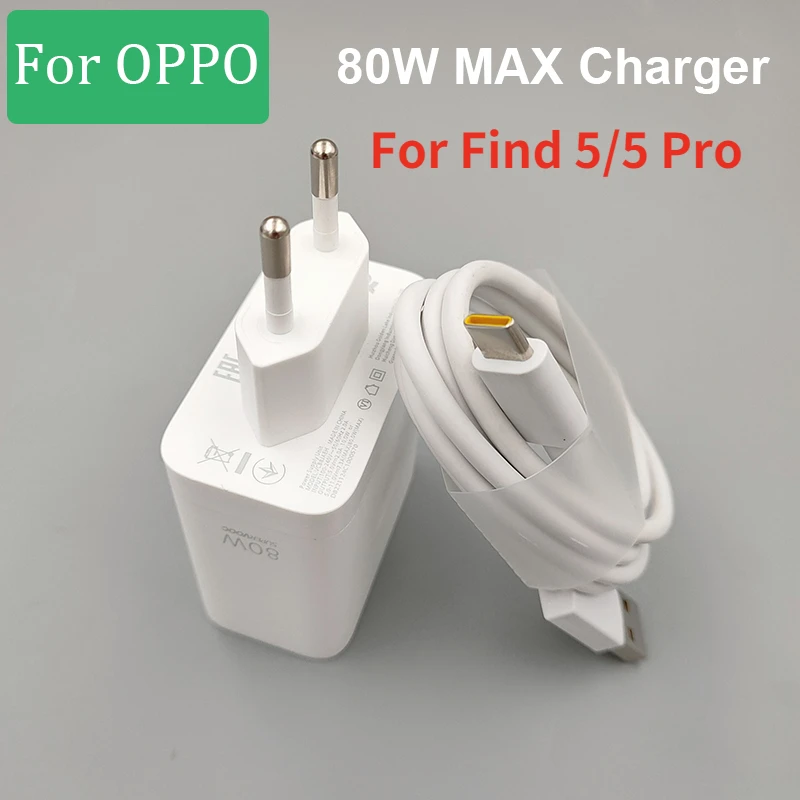 OPPO 80W Supervooc Find X5/Find X5 Pro Fast Charger Type C Cable For Find X3 Pro Reno 7 6 Pro Ace 2 A95 A72 R17 Realme X50 Pro
OPPO 80W Supervooc Find X5/Find X5 Pro Fast Charger Type C Cable For Find X3 Pro Reno 7 6 Pro Ace 2 A95 A72 R17 Realme X50 Pro