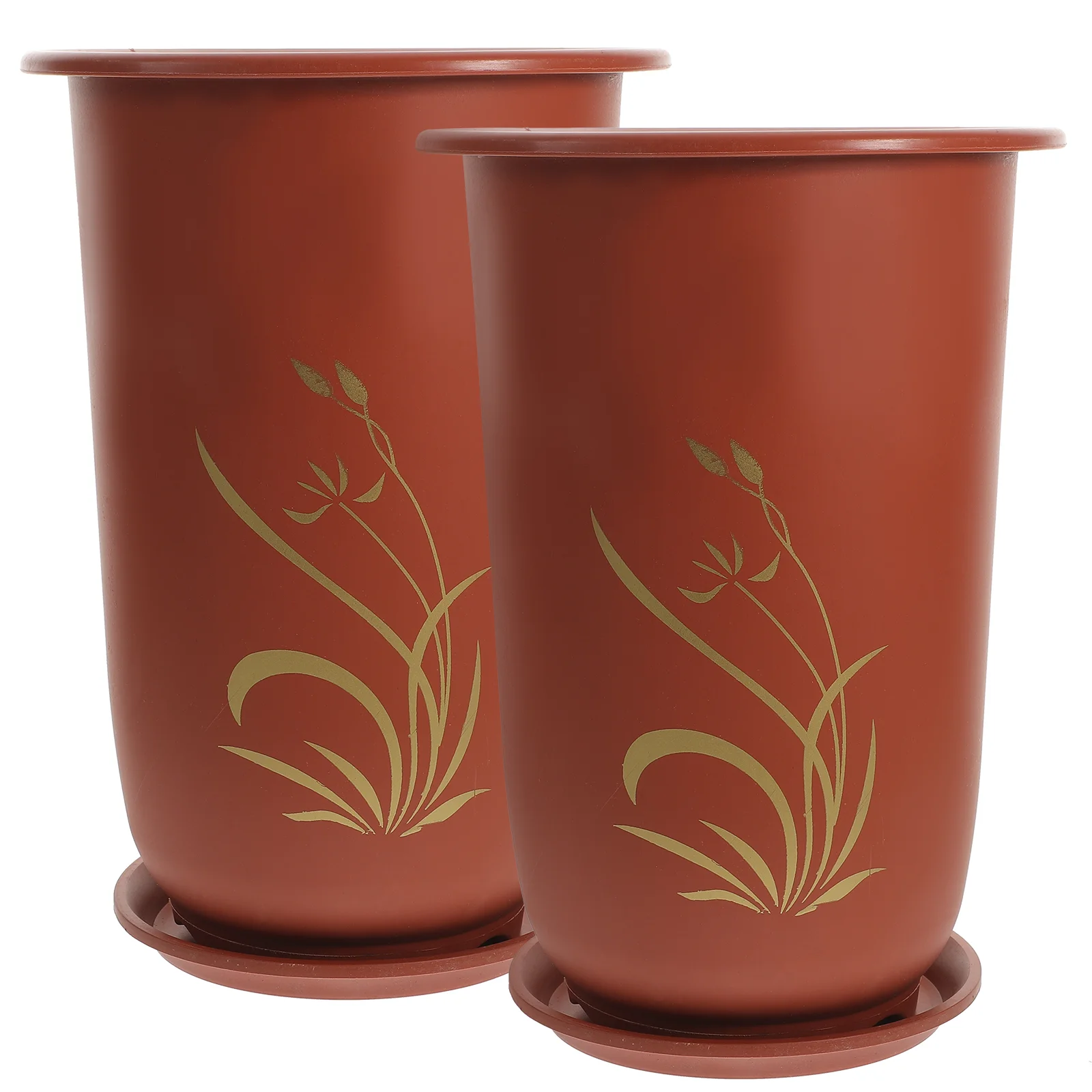 

Flowerpot Resin Planter Saucer Pots Nursery Orchid Planters Breathable Indoor Plants Large