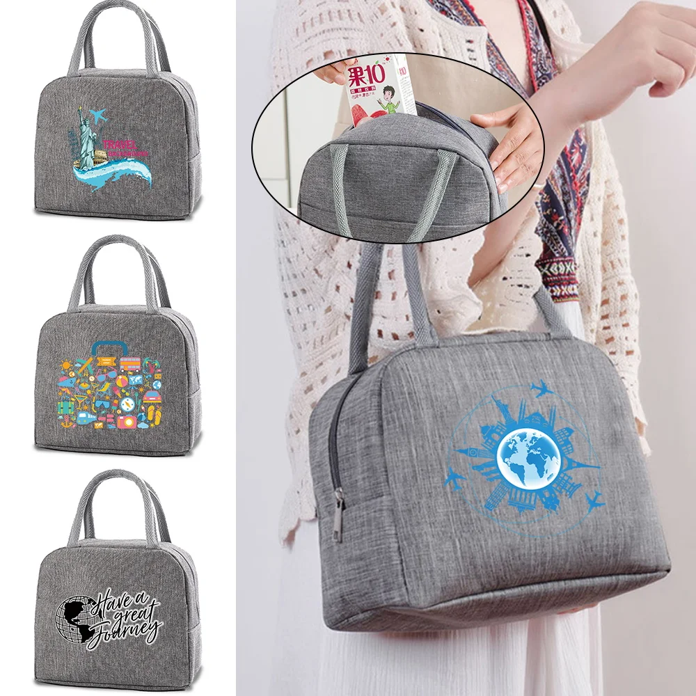 Portable Fresh Cooler Bags Zipper Thermal Lunch Bags for Men Women Convenient Travel Print Lunch Box Tote Food Storage Bag Tote
Portable Fresh Cooler Bags Zipper Thermal Lunch Bags for Men Women Convenient Travel Print Lunch Box Tote Food Storage Bag Tote