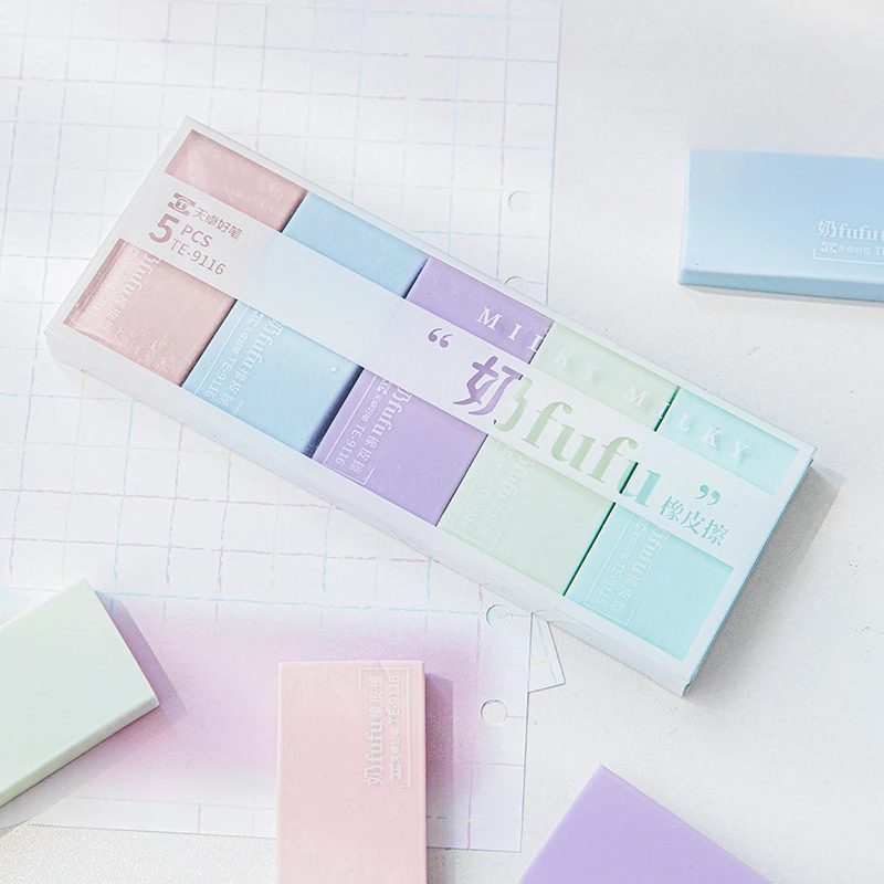 5pcs/set Rubber Pencil Eraser for Kids Painting Wiriting Candy Color Erasers Set Correction Supplies Kids Stationery School
5pcs/set Rubber Pencil Eraser for Kids Painting Wiriting Candy Color Erasers Set Correction Supplies Kids Stationery School