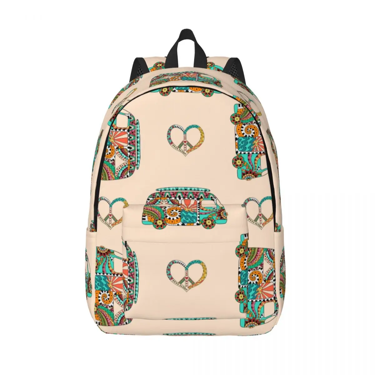 Zentangle Colorful Hippie Camper Bus Peace Backpack Male School Student Backpack Female Large Capacity Laptop Backpack
Zentangle Colorful Hippie Camper Bus Peace Backpack Male School Student Backpack Female Large Capacity Laptop Backpack