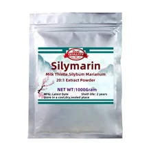 50-1000g Factory Direct Sales High Quality Silymarin 20:1 ,Milk Thistle, Silybum Marianum