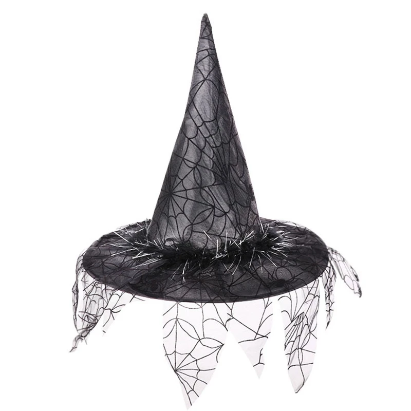 Witch Hat With Veil Wizard Hat Magican Hat Halloween Props New Year Thick Wrinked Hat Adults Kids Christmas Decorations
Witch Hat With Veil Wizard Hat Magican Hat Halloween Props New Year Thick Wrinked Hat Adults Kids Christmas Decorations