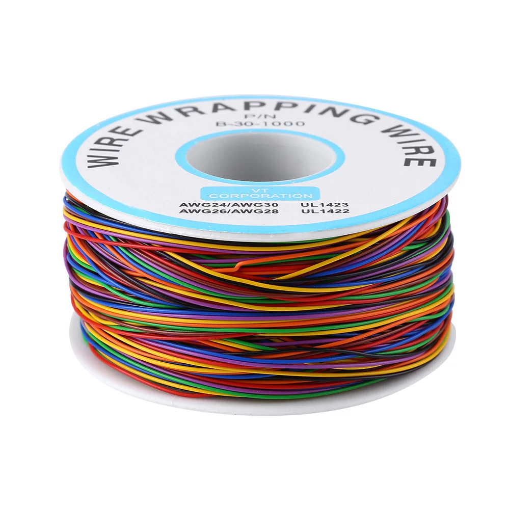 Colorful P/N B-30-1000 280M 8-Wire Colored Insulation Wrapping Copper Test Cable Electric
Colorful P/N B-30-1000 280M 8-Wire Colored Insulation Wrapping Copper Test Cable Electric