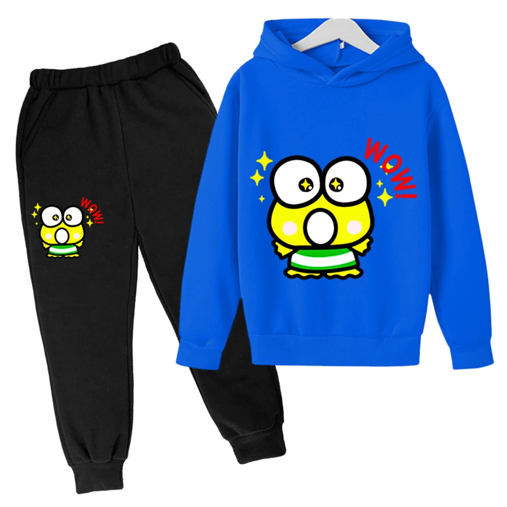 Модная детская одежда с мультяшным принтом keroppi толстовка и брюки из двух частей спортивная одежда keroppi спортивный Детский костюм для отдых...
Модная детская одежда с мультяшным принтом keroppi толстовка и брюки из двух частей спортивная одежда keroppi спортивный Детский костюм для отдых...