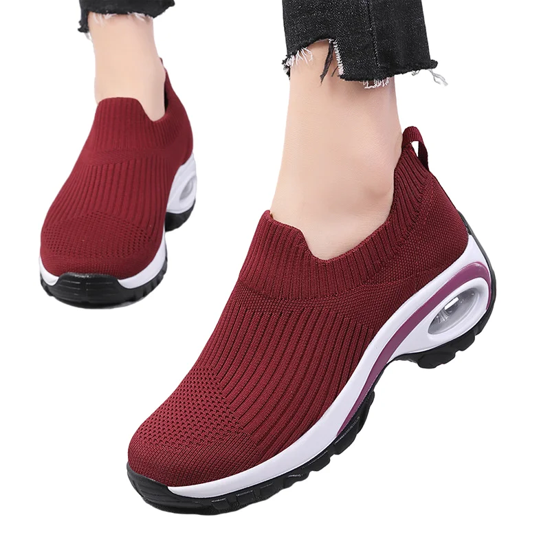 New Ladies Platform Shoes Comfortable Flying Woven Breathable Casual Women's Shoes Spring and Summer Running Shoes Sneakers
New Ladies Platform Shoes Comfortable Flying Woven Breathable Casual Women's Shoes Spring and Summer Running Shoes Sneakers