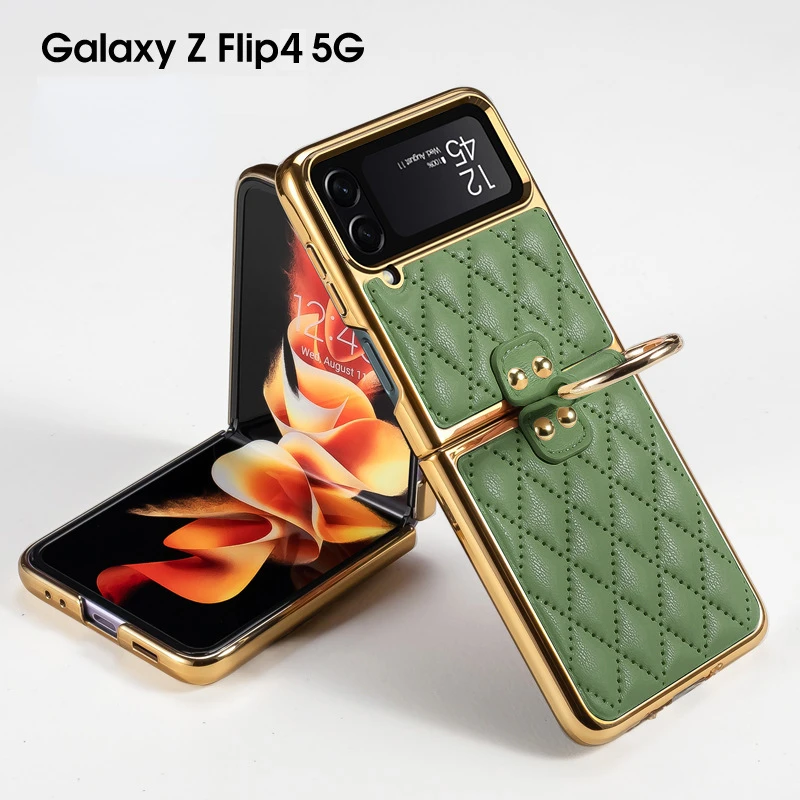 Чехол для Samsung Galaxy Z Flip4, однотонный кожаный складной чехол для телефона с кольцом, Классическая подставка, полноразмерный защитный чехол Z ...
Чехол для Samsung Galaxy Z Flip4, однотонный кожаный складной чехол для телефона с кольцом, Классическая подставка, полноразмерный защитный чехол Z ...