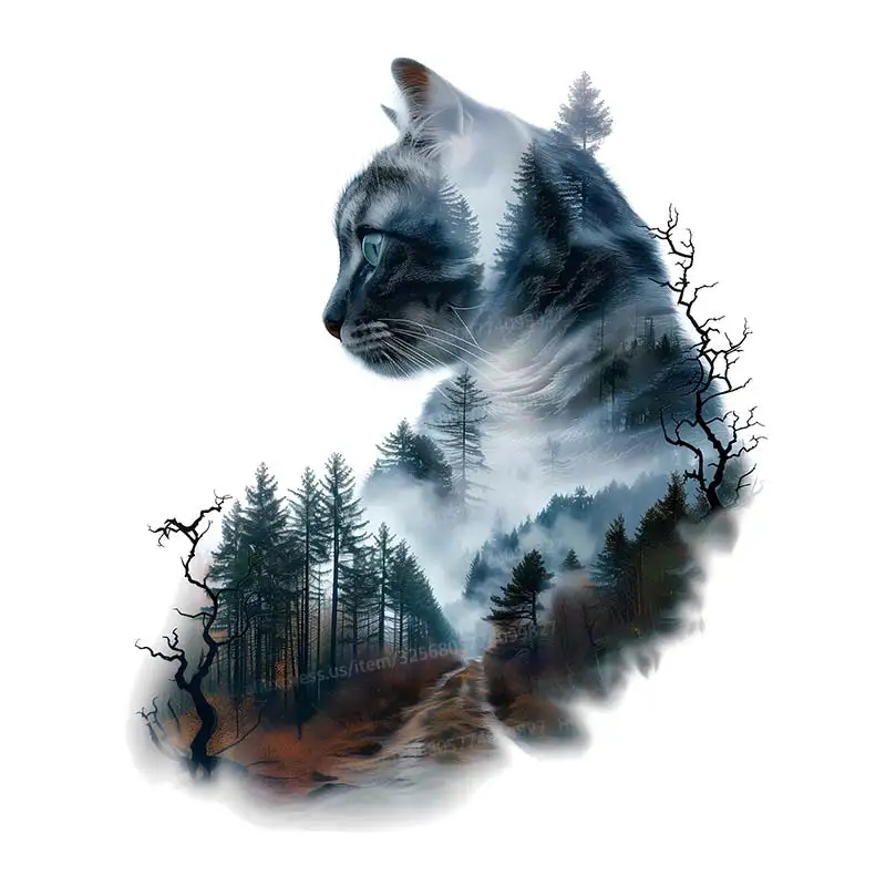 Настенная наклейка "Котячий пейзаж" M1008
Настенная наклейка "Котячий пейзаж" M1008